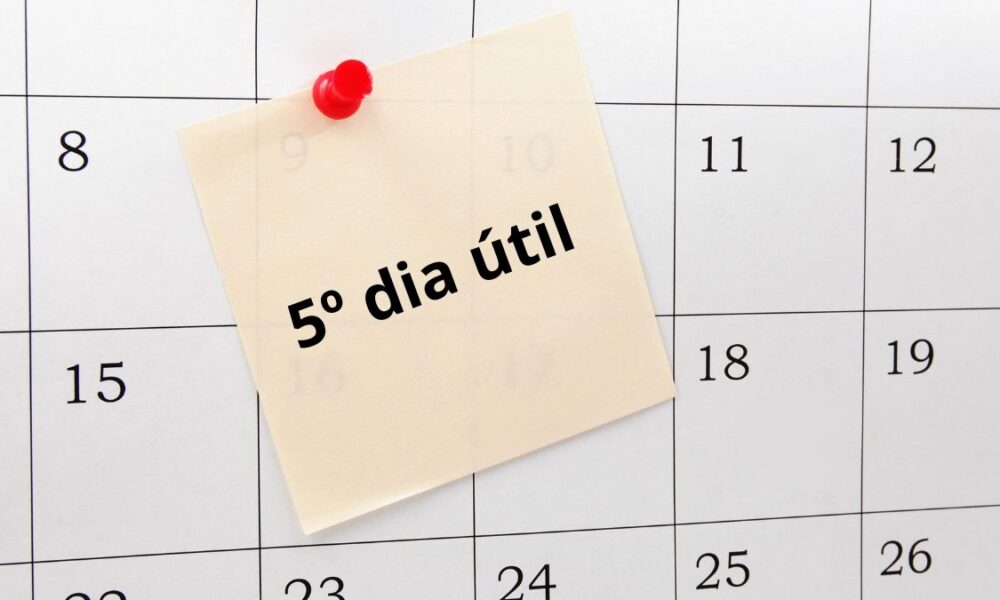 Quando é o 5 dia útil de agosto